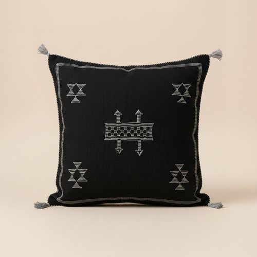 Authentic Sabra Cushion Cover - Black