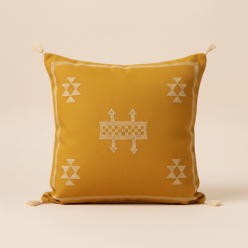 Sabra Cushion - Mostaza